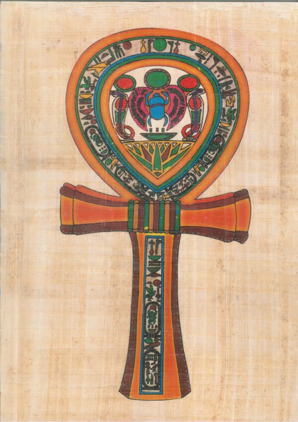 An ancient Egyptian hieroglyphic symbol called "Ankh" stands for "life." It stands for the idea of endless life. Many Egyptian tomb paintings and other works of art feature it. Ankh-shaped mirrors were frequently created to represent an imagined perspective into another world
