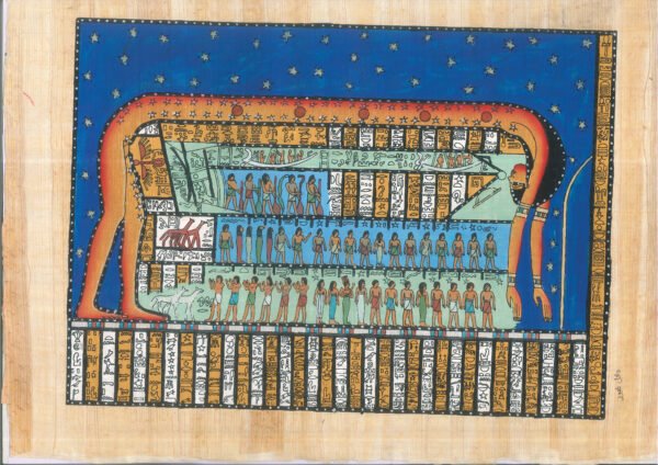 Nut is a goddess of the sky and heavens in ancient Egyptian mythology. Goddess NUT was the offspring of Tefnut, the goddess of heat, and Shu, the god of life's breath