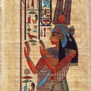 painting of Queen reciting mortuary formula in Burial chamber