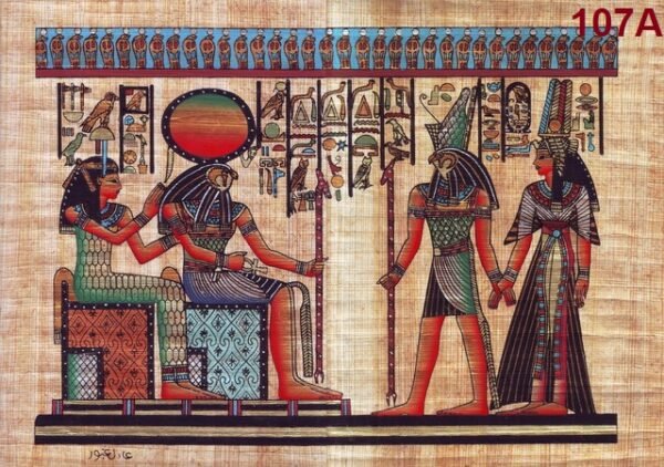 Horus Leading Queen Nefertiti Into the Afterlife
