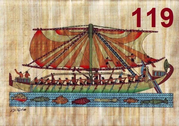 Egyptian Papyrus, Hatshepsut's Boat