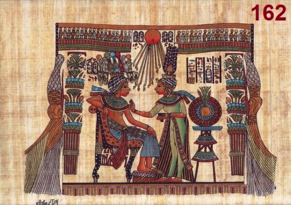 King Tutankhamun & His Wife Ankhesenamen