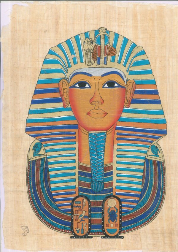 King Tutankhamun, also known as King Tut, was a pharaoh who ruled Egypt from 1332 to 1323 B.C. He ascended the throne of Egypt as a child, when he was eight or nine years old, and was guided by several key figures, including Ay, the Grand Vizier and possibly Tut's maternal grandfather, and Horemheb, the commander-in-chief of the military.