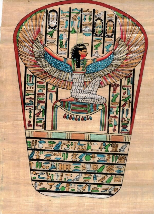 goddess ISIS is connected the legend of Osiris and she struggled to get her husband alive again with the assistance of the god Neftes ang Tahot