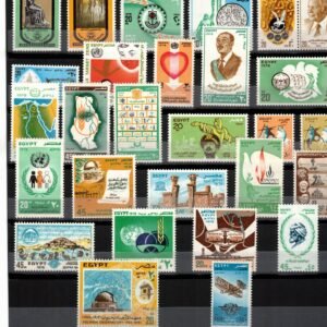 Egypt stamps set of 43 stamps.