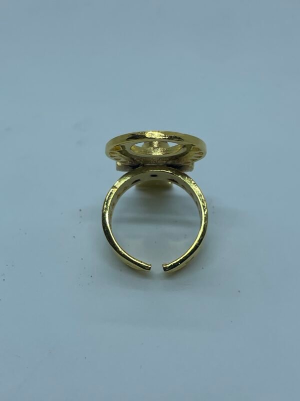 Ankh cross silver ring - Image 3