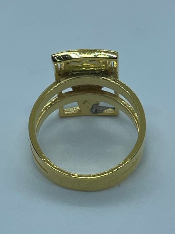 lotus flower, silver ring - Image 3