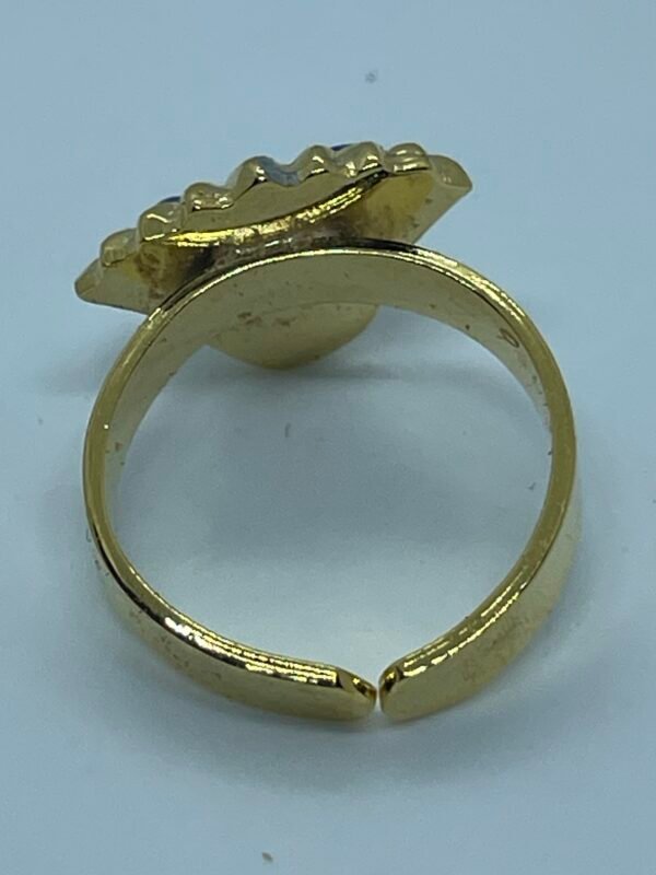 lotus flower silver ring - Image 3