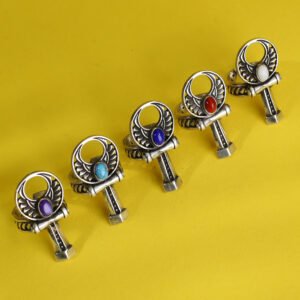 Ankh-cross-silver-ring