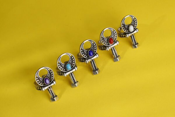 Ankh-cross-silver-ring