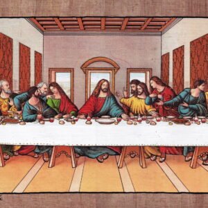 The Last Supper, the Twelve Apostles has been a popular subject in Christian art,[1] often as part of a cycle showing the Life of Christ. Depictions of the Last Supper in Christian art date back to early Christianity and can be seen in the Catacombs of Rome