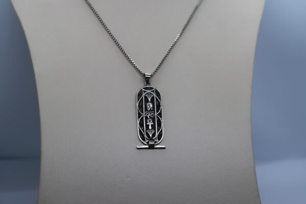 Egyptian cartouches sterling silver - Image 3