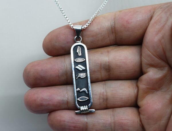 Egyptian cartouches sterling silver - Image 5