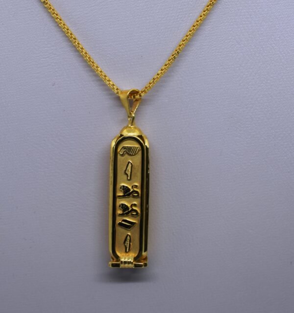 Egyptian cartouches sterling silver