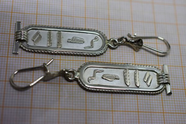 Egyptian cartouches sterling silver - Image 8