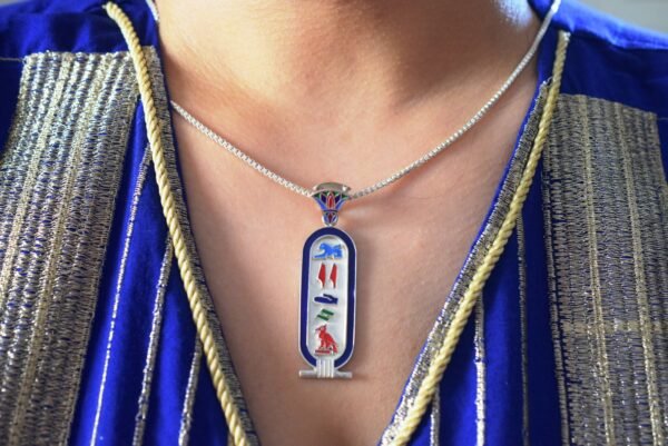Egyptian cartouches sterling silver - Image 10