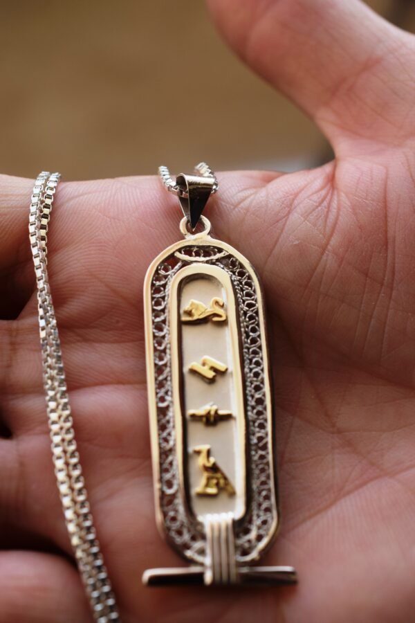 Egyptian cartouches sterling silver - Image 12