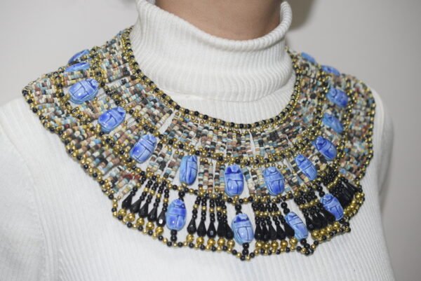 Ancient Egypt style, scarabs Necklace - Image 2