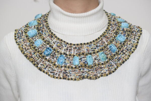 Ancient Egypt style, scarabs Necklace - Image 3
