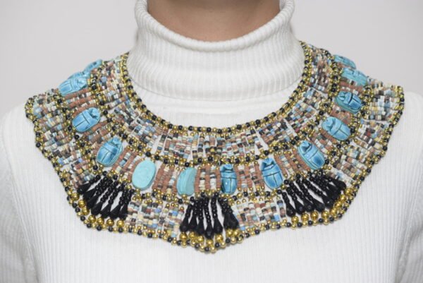 Ancient Egypt style, scarabs Necklace - Image 4