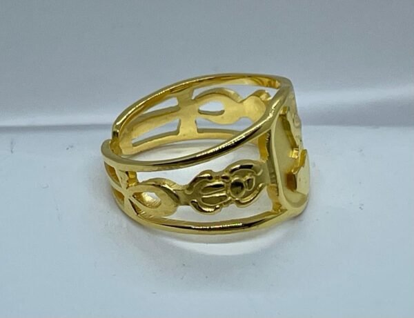 Love you statement, sterling silver ring - Image 2